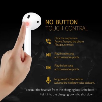 New Handsfree Headphone Mini Tws i10 i9s i7p mini Earphone Latest Bt 5.0 True Wireless Earbuds 2-3Hours Play Time i10s tws