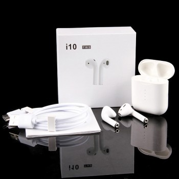 New Handsfree Headphone Mini Tws i10 i9s i7p mini Earphone Latest Bt 5.0 True Wireless Earbuds 2-3Hours Play Time i10s tws