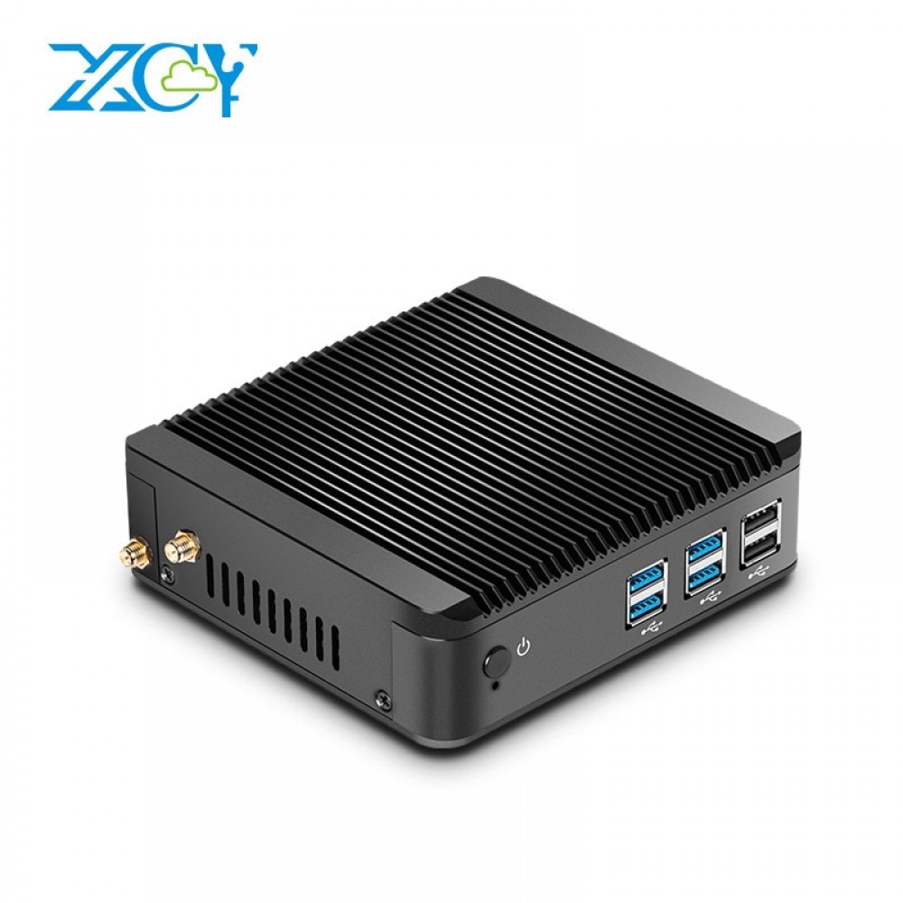 XCY Mini PC Windows 10 Intel Core i3 4010Y  i5 4200Y i7 4610Y Dual Core Fanless Mini Desktop PC HDMI VGA WiFi Nettop HTPC