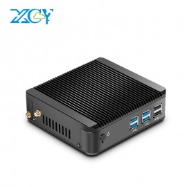 XCY Mini PC Windows 10 Intel Core i3 4010Y  i5 4200Y i7 4610Y Dual Core Fanless Mini Desktop PC HDMI VGA WiFi Nettop HTPC