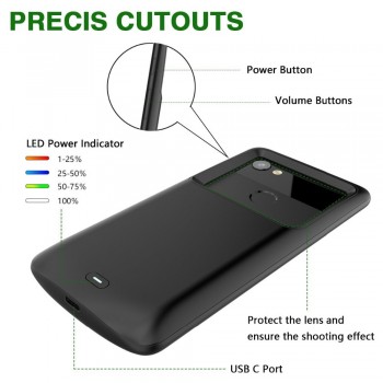 NEWDERY battery charger case for Google Pixel 2 2XL 4700mAh Exclusive Slim Portable Charging Case for Pixel 2 XL 5200mAh