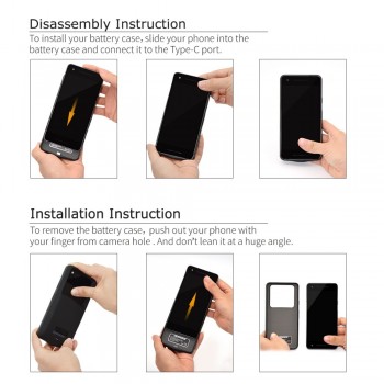 NEWDERY battery charger case for Google Pixel 2 2XL 4700mAh Exclusive Slim Portable Charging Case for Pixel 2 XL 5200mAh