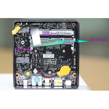 8th Gen Mini PC Intel Core i7 8550U Quad Core 4.0GHz 8MB Cache NUC Computer Win 10 Pro 4K HTPC UHD Graphics 620 TV Box AC Wifi