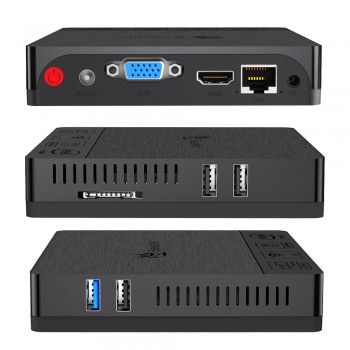Beelink BT3 pro Mini PC Windows 10 Intel X5-Z8350 Quad Core 4GB RAM 64GB HDD desktop computers nuc HTPC HDMI VGA output linux