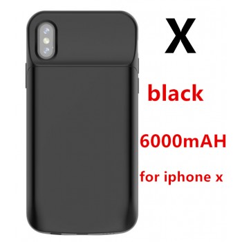 Gagaking Newest External battery case for iphone X XS XSmax XR Portable charger case for apple X 6000mAh ultra slim power bank