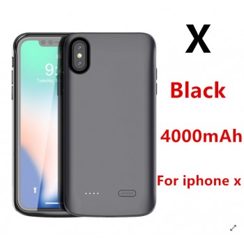 Gagaking Newest External battery case for iphone X XS XSmax XR Portable charger case for apple X 6000mAh ultra slim power bank