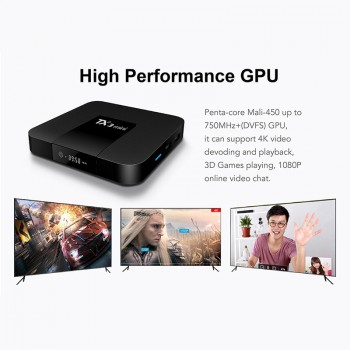 TX3 Mini Smart TV Box Android 7.1 Nougat S905W Quad Core 1G/2G+8G/16G Kodi Media Player 4K HD TV Streamer Receiver Set-top Box