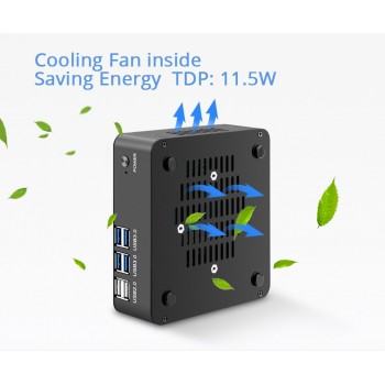 Mini PC Celeron 3965U 4K HDMI VGA DDR3L USB3.0 WiFi 8GB RAM 240G SSD Micro PC NUC Ultra Compact Silent Windows Intel PC