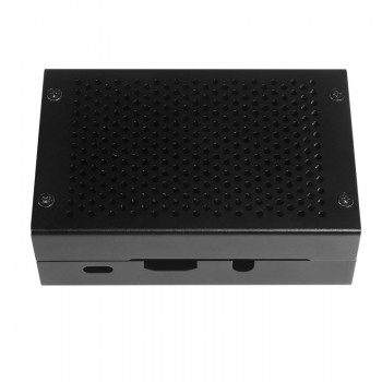 Aluminum Case Silver Metal Case + 5V / 3.3V Cooling Fan With Screws + Heat Sink Enclosure Kit For Raspberry Pi 3 Model B +