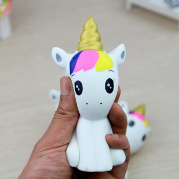 NEW 12CM Jumbo Unicorn Squishy Doll Slow Rising Flying Horse Phone Strap Decompression Toys Stress Reliever Mobile Phone Straps