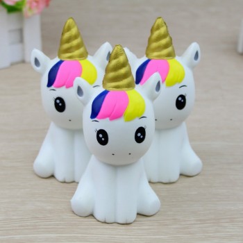 NEW 12CM Jumbo Unicorn Squishy Doll Slow Rising Flying Horse Phone Strap Decompression Toys Stress Reliever Mobile Phone Straps