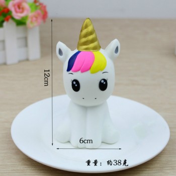 NEW 12CM Jumbo Unicorn Squishy Doll Slow Rising Flying Horse Phone Strap Decompression Toys Stress Reliever Mobile Phone Straps