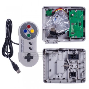 In Stock! GeeekPi Original Retroflag SUPERPi CASE-J NESPi Case with Optional Game Controller for Raspberry Pi 3B Plus (3B+)/3B