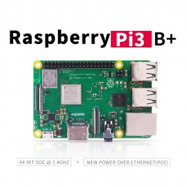 2018 new original Raspberry Pi 3 Model B+ (plug) Built-in Broadcom 1.4GHz quad-core 64 bit processor Wifi Bluetooth and USB Port