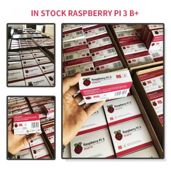 2018 new original Raspberry Pi 3 Model B+ (plug) Built-in Broadcom 1.4GHz quad-core 64 bit processor Wifi Bluetooth and USB Port