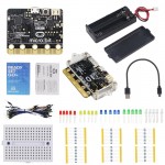 BBC Micro:bit Starter Kit Micro:bit Board + Acrylic Case + Switch Battery Holder Box + USB Data Power Cable + Breadboard + Wires