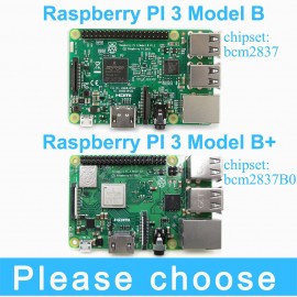 Original 2018 New Raspberry Pi 3 Model B+plus Board 1GB LPDDR2 BCM2837B0 Quad-Core Ras PI3 B,PI 3B with WiFiamp;Bluetooth