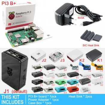Original 2018 New Raspberry Pi 3 Model B+plus Board 1GB LPDDR2 BCM2837B0 Quad-Core Ras PI3 B,PI 3B with WiFiamp;Bluetooth