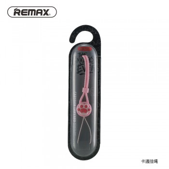 REMAX Cartoon silicone finger ring pendant anti-fall Cute Universal Mobile Phone Lanyard phone Rope hand Strap