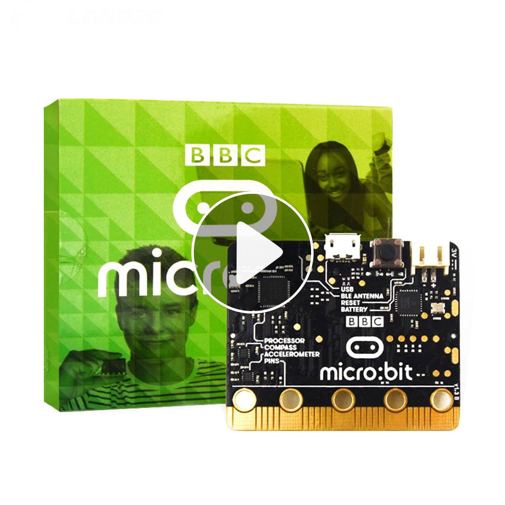 BBC micro:bit NRF51822 Bluetooth ARM Cortex-M0,25 LED light.A computer for kids beginners to programming,support windows,iOS etc