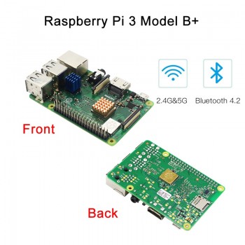 Raspberry Pi 3 Model B Plus Starter kit + 3.5 inch TFT Screen + Case + 2.5A Power Supply + Heat Sink for Raspberry Pi 3 Model B+