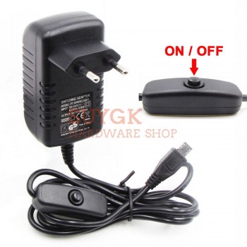 5V3A 5V/3A Raspberry PI 3 model B+Plus Power Adapter ON/OFF switch button power supply charger DC/AC Adapter PSU Power Source