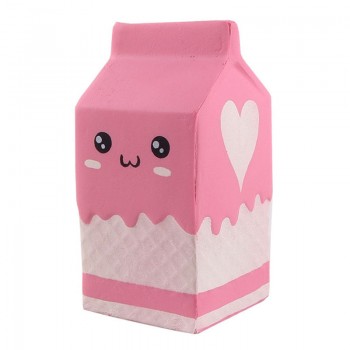 Slow Rising Banana Ice Cream Cute Bread Squishy Milk Box Jumbo Simulate Pendant French Fries Squeeze Stress Stretch Kids Gift