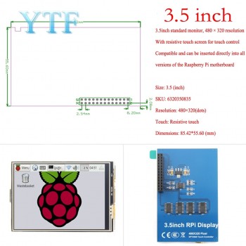 Raspberry pi 3.2/3.5/5/7/10.1 inch touch  HDMI  LCD display module Support Raspberry Pi 2/3 B+