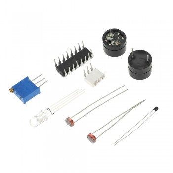 Electronics Component Basic Starter Kit for UNO MEGA2560 Raspberry Pi with LED Precision Potentiometer Buzzer Capacitor Resistor
