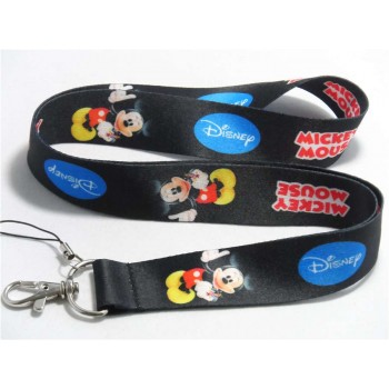 Boys/Girls Mickey Mouse Key Lanyard  ID Cards Holders Minnie Mobile Phone Neck Straps