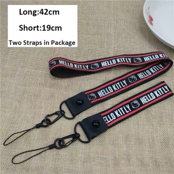 Q UNCLE Street Popular Words White Lanyards for key Multi-function Mobile Phone Straps ID Card Keychain Lanyard Wrist Neck Strap