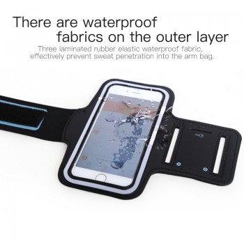 Sport Running Waterproof Armband 4.0~6.5 inch Cell Phone Bag Case For iPhone 7 8 Plus Samsung Xiaomi Huawei Phone Cases Arm Band