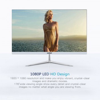 onebot L2416 G4400 120G SSD 4G DDR4 1920*1080 23.8 All-in-one Computer Desktop Dual Core All-In-One PC for Office Bussiness