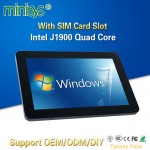 MINISYS 10.1 Inch Ten Point Touch Capacitive Screen All-in-one Panel PC Intel J1900 CPU 1280*800 Resolution Multimedia Computer