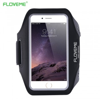 FLOVEME Sport Arm Band Case For Samsung Galaxy S8 S7 S6 Edge S5 Universal For Below 5.5 Inch Moblie Phones Touch Gym