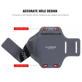 FLOVEME Sport Arm Band Case For Samsung Galaxy S8 S7 S6 Edge S5 Universal For Below 5.5 Inch Moblie Phones Touch Gym