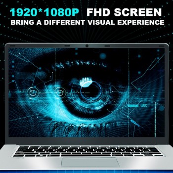 YEPO Notebook Computer 15.6 inch 8GB RAM DDR4 64GB/128GB/256GB SSD intel J3455 Quad Core Laptops With LED FHD Display Ultrabook