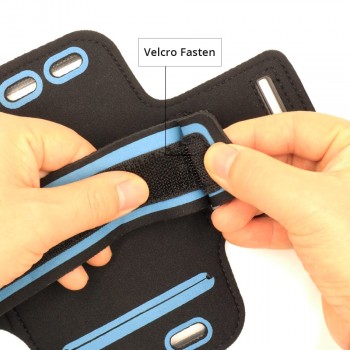 Running Armband For iPhone xs max x xr 7 8 6s plus Exercise Case Gym Brassard Wrist Leather Belt Pouch Mobile Phone Accessories