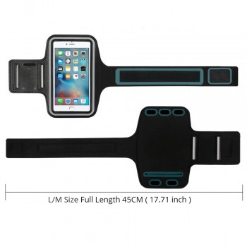 Running Armband For iPhone xs max x xr 7 8 6s plus Exercise Case Gym Brassard Wrist Leather Belt Pouch Mobile Phone Accessories