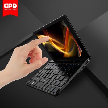 GPD Pocket 2 4GB 7 Inch Touch Screen Mini PC Pocket Laptop UMPC Intel Celeron CPU 3965Y Windows 10 System 4GB/128GB( Black)