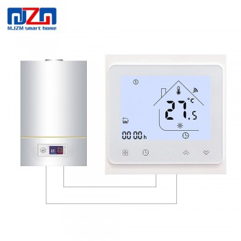MJZM BGL-002-WiFi Thermostat Temperature Controller for Gas Boiler Alexa Google Home Control Thermoregulator for Warm Room