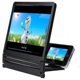 NEW 3D Video Screen Amplifier Mobile Phone Screen Magnifier Eyes Protection Display Folding Enlarged Expander Stand Holder