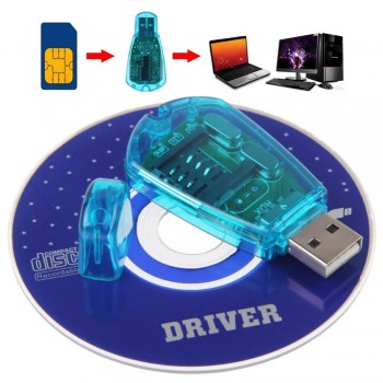 New USB SIM Card Reader Simcard Writer/Copy/Cloner/Backup GSM CDMA WCDMA Cellphone Reader NK-Shopping