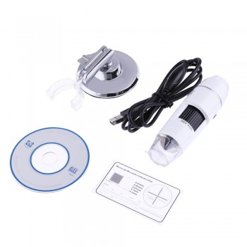 Professional USB Digital Microscope 1000X 800X 8 LED 2MP Electronic Microscope Endoscope Zoom Camera Magnifier+ Lift Stand Tool