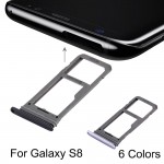 New for For Galaxy S8 SIM Card Tray Slot Holder SD Card Tray Sim Card Adapter Repair, replacement, accessories