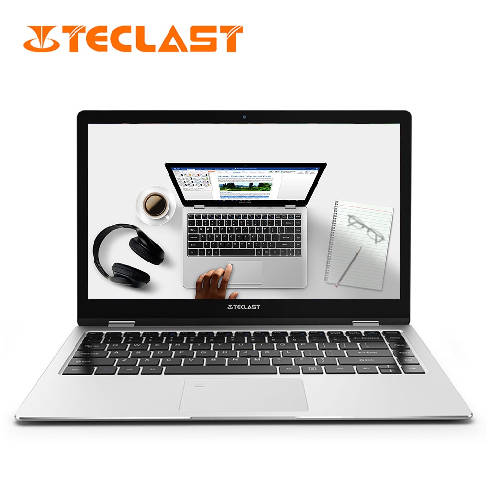 laptop Teclast F6 Pro 13.3 1920*1080 Dual Core 8GB RAM 128GB SSD ROM Windows10 Intel notebook Fingerprint i7 computer Keyboard