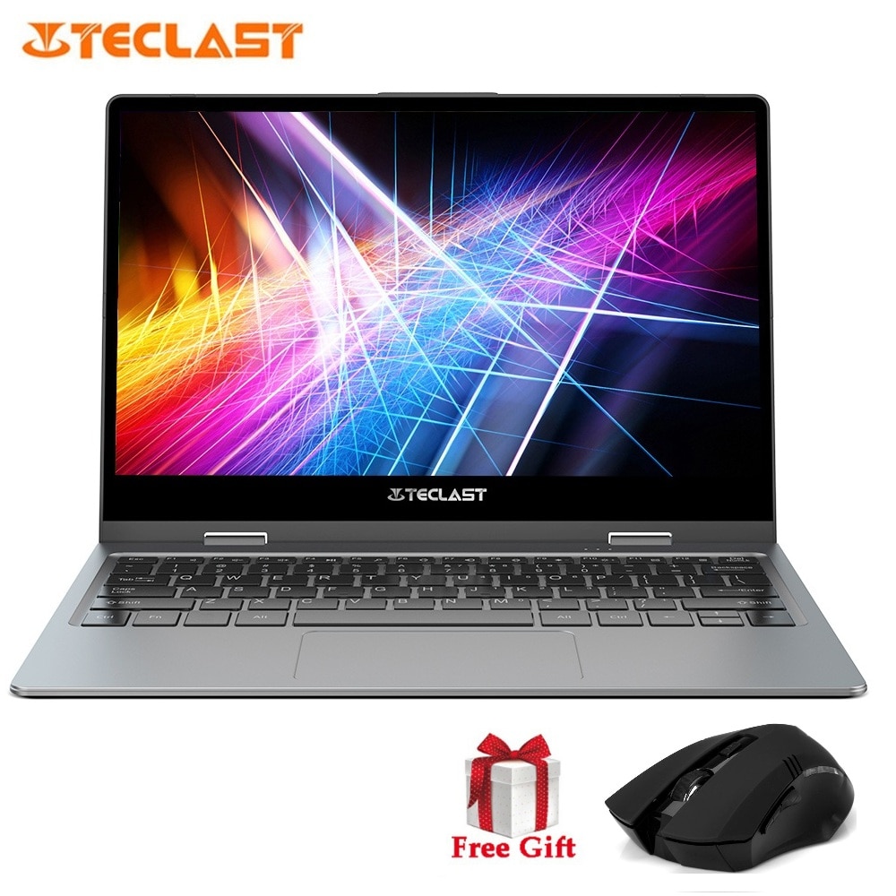 Teclast F5 Laptop 11.6 Inch FHD IPS 360 Degree Rotating Touch Screen Quad Core 8GB+128GB Notebook HDMI Dual Band 2.4G/5G WiFi