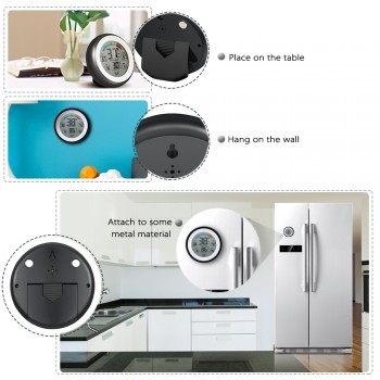 Multifunctional Digital Thermometer Hygrometer Temperature gauge Humidity Meter wall Max Min Value Trend Display C/Funit