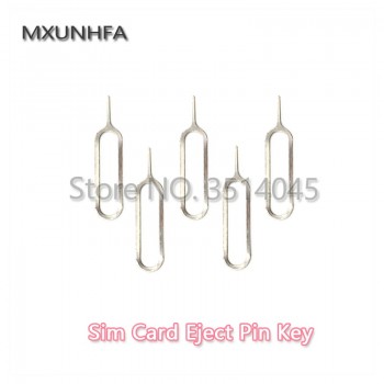 100pcs Metal SIM Card Tray Removal Eject Pin Key Open Tool Needle For iPhone 8 7 6S Plus X iPad Samsung S7 S8 For Xiaomi