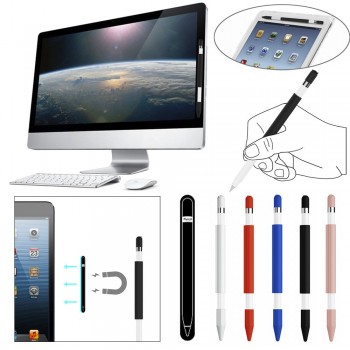 Magnetic Sleeve Soft Silicone Holder Grip Set For Apple Pencil Accessories for iPad Pro 9.7, 10.5 or 12.9 80mm